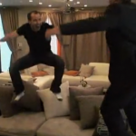 Murr Jumps on the Couch on Impractical Jokers