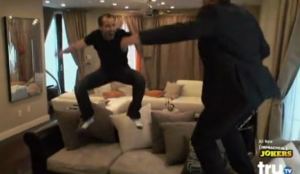 Murr Jumps on the Couch on Impractical Jokers