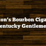 Blanton’s Bourbon Cigars by Kentucky Gentlemen