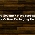 Kentucky Governor Steve Beshear at Wild Turkey’s New Packaging Facility