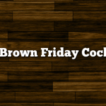 The Brown Friday Cocktail