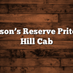 Jefferson’s Reserve Pritchard Hill Cab
