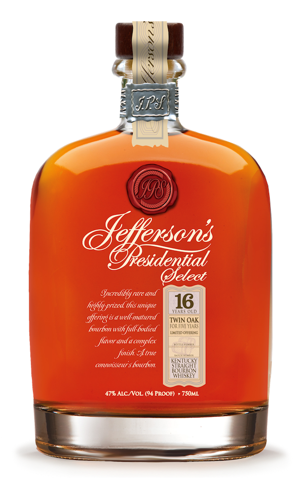 Jefferson's Presidential Select 16yr Twin Oak Bourbon