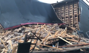 OZ Tyler warehouse collapse damage