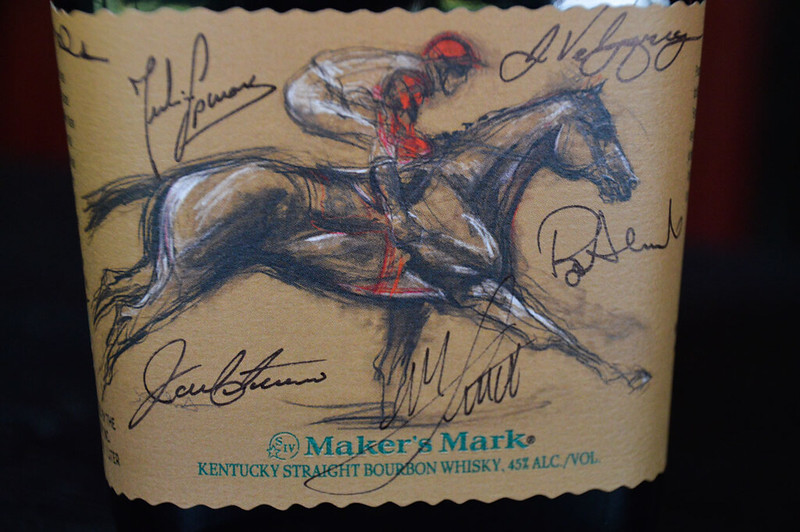 Maker’s Mark Keeneland Limited Edition Autographed Bottle for