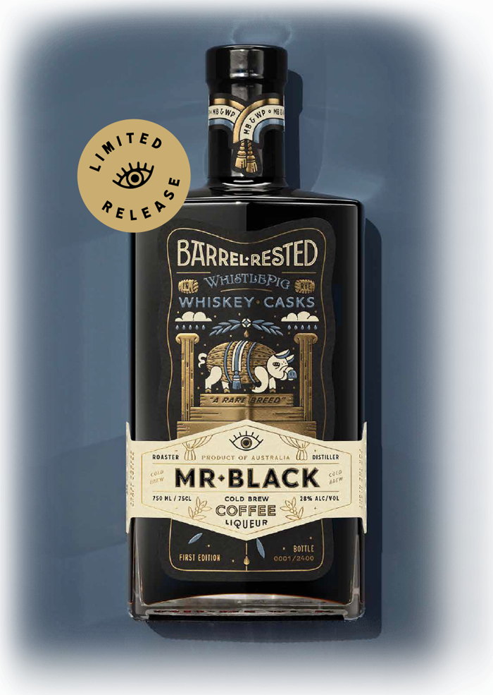 Mr Black Coffee Liqueur Barrel Aged WhistlePig