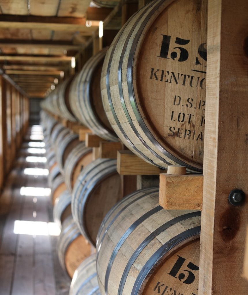 Kentucky Bourbon Warehouse Barrels