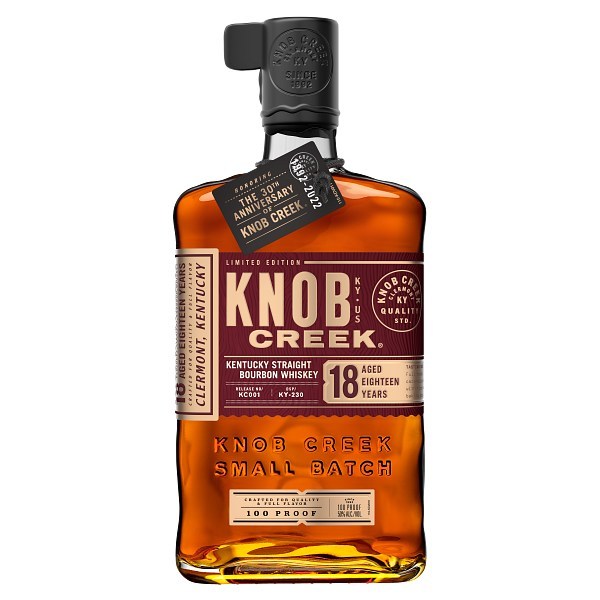 Knob Creek 18 Year Old Bourbon Whiskey 