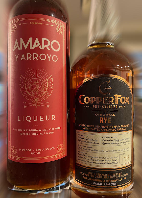 Copper Fox Distillery Whiskey